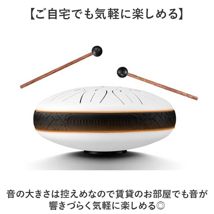 スリットドラム タングドラム ミニ 通販 ミニタングドラム 6インチ 癒し リラックス 演奏 楽器 11音 打楽器 収納バッグ付き 子ども 大人 瞑想 スリットドラム |  | 05