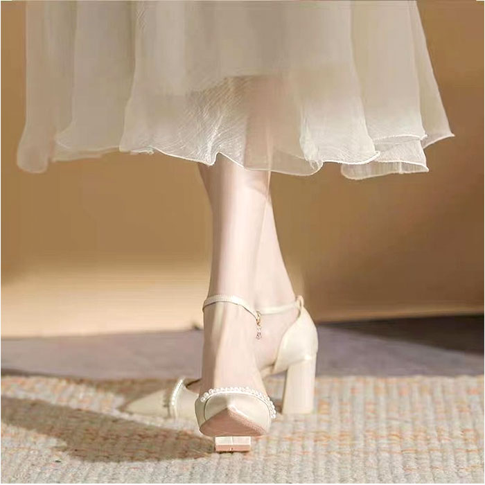 パンプス セパレート アンクルストラップ 通販 ストラップパンプス セパレートパンプス ウェディングシューズ ブライダルシューズ ミドルヒール パンプス |  | 07