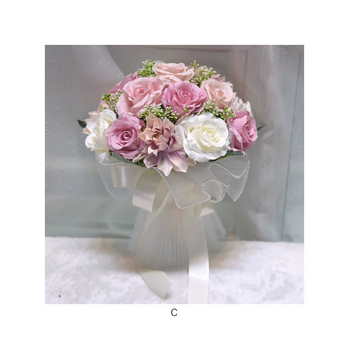 ウェディングブーケ 造花 通販 ウエディングブーケ ブライダルブーケ ブライダル ブーケ 花束 ラウンドブーケ ブーケトス 結婚式 挙式  ウェディングブーケ |  | 08