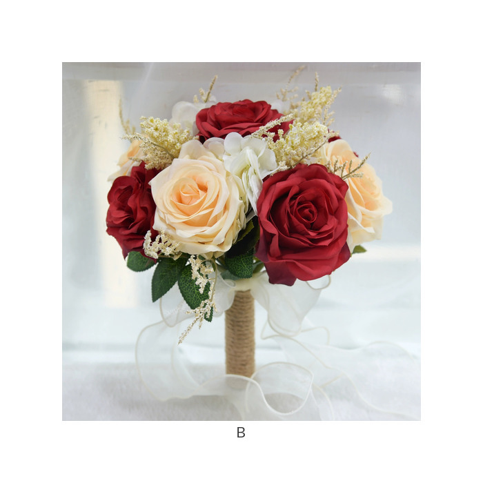 ウェディングブーケ 造花 通販 ウエディングブーケ ブライダルブーケ ブライダル ブーケ ラウンドブーケ 花束 ブーケトス 結婚式 挙式  ウェディングブーケ |  | 07