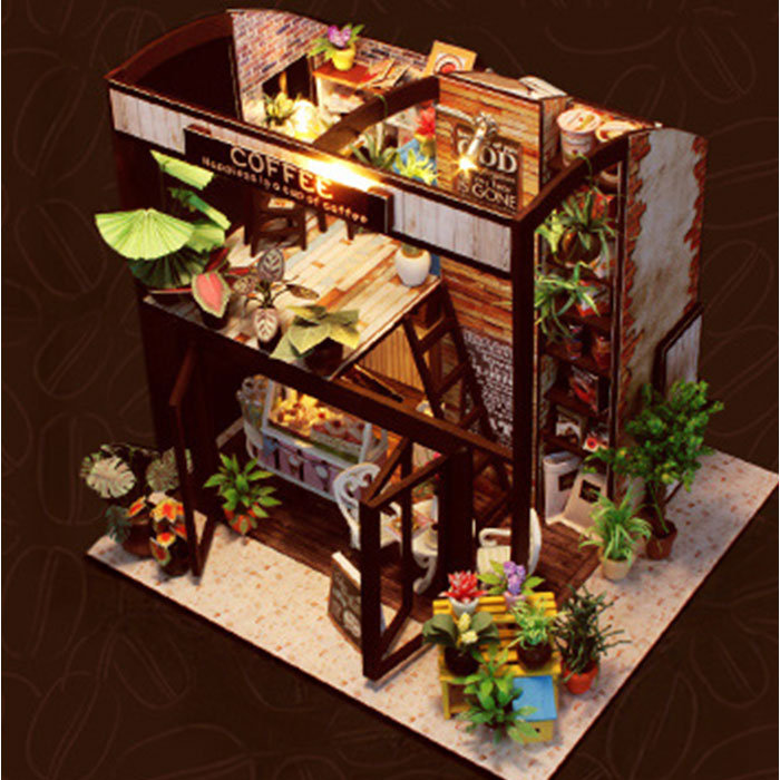 ミニチュアハウス キット ドールハウス 通販 組立て DIY 手作りキット ジオラマ ドールハウスキット 人形 家 大人 子供 玩具 おもちゃ ミニチュアハウス | BACKYARD FAMILY | 11