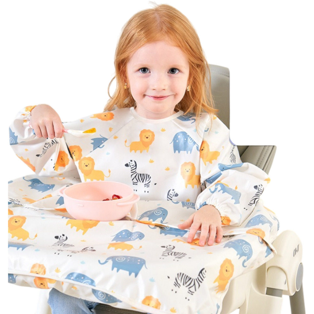 お食事エプロン テーブルクロス一体型 通販 スモック 子供用 スモッグエプロン スモッグ 長袖 スモックエプロン エプロン 子供 長袖エプロン お食事エプロン | BACKYARD FAMILY | 07