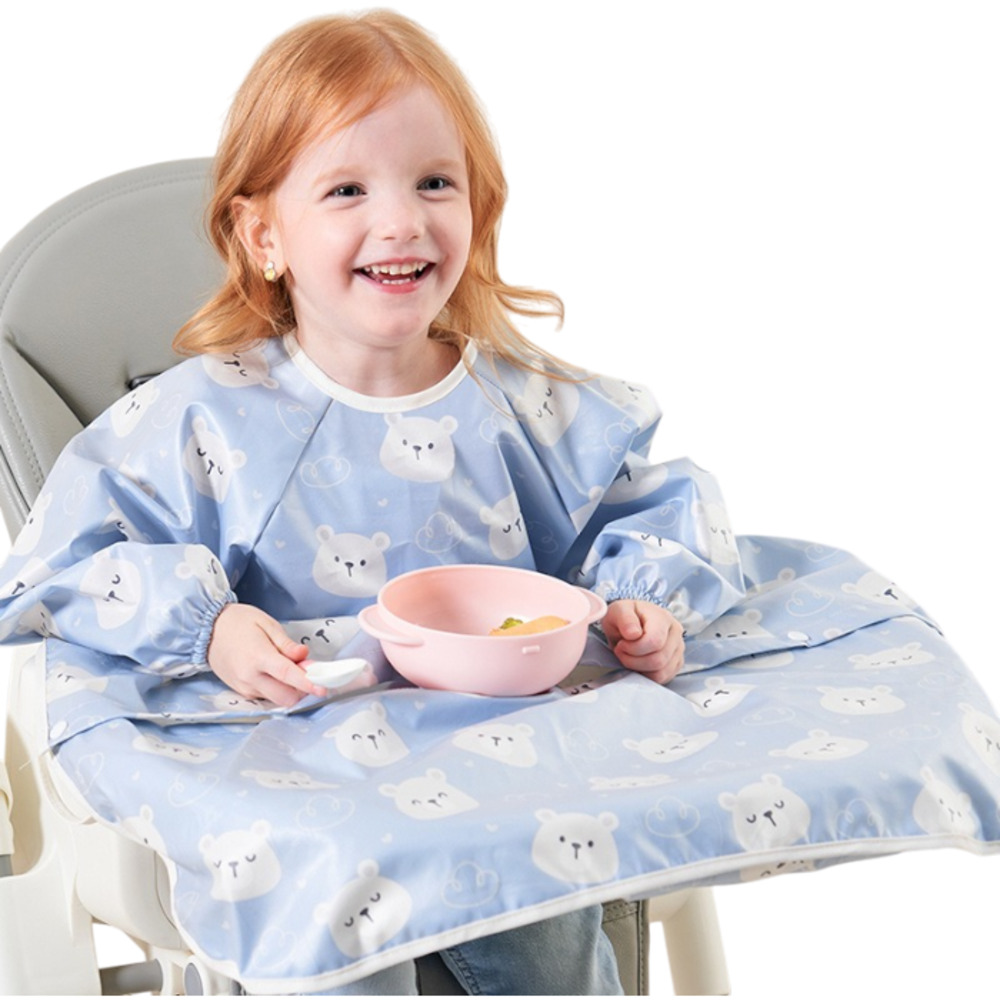 お食事エプロン テーブルクロス一体型 通販 スモック 子供用 スモッグエプロン スモッグ 長袖 スモックエプロン エプロン 子供 長袖エプロン お食事エプロン | BACKYARD FAMILY | 06