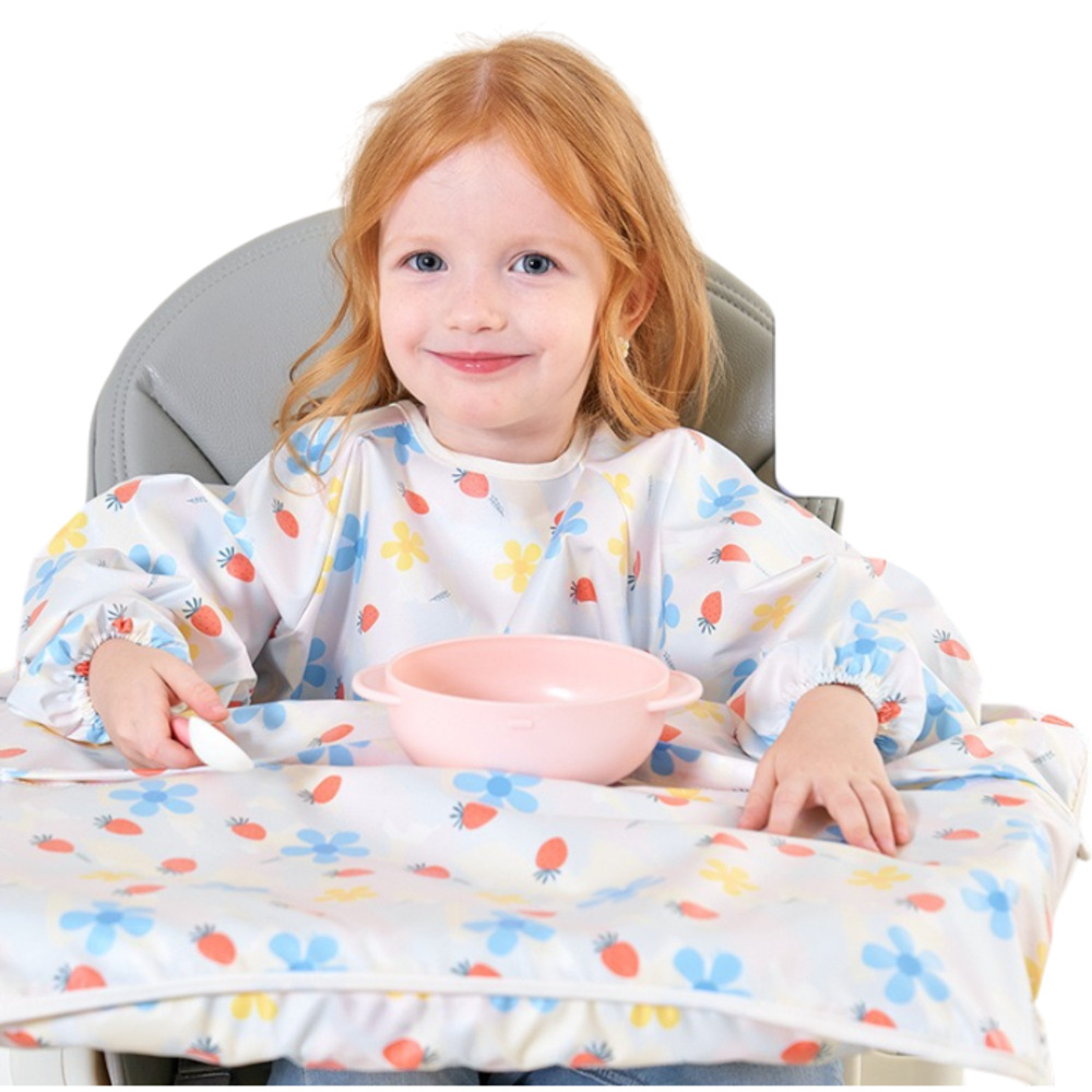 お食事エプロン テーブルクロス一体型 通販 スモック 子供用 スモッグエプロン スモッグ 長袖 スモックエプロン エプロン 子供 長袖エプロン お食事エプロン | BACKYARD FAMILY | 03