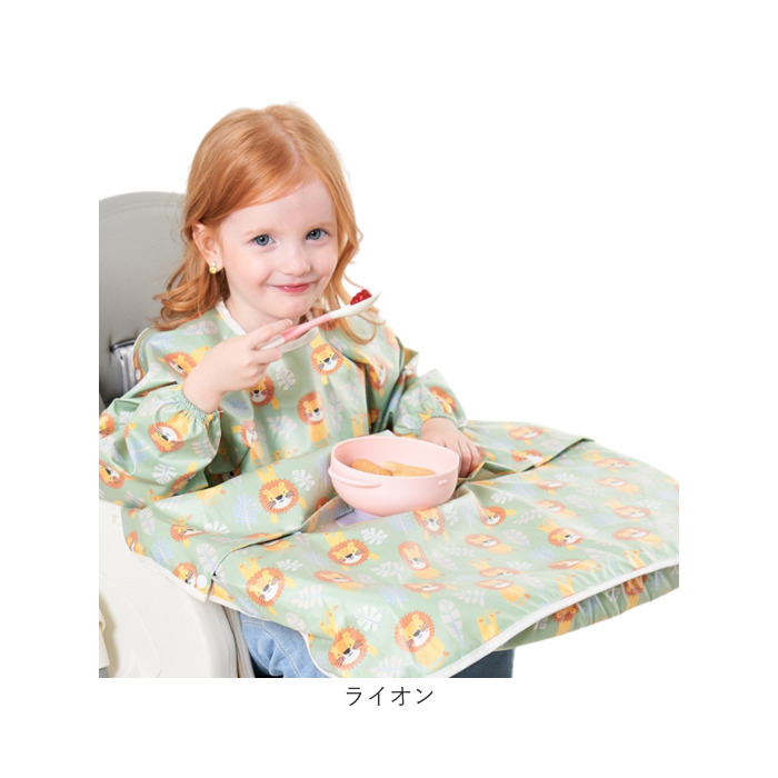 お食事エプロン テーブルクロス一体型 通販 スモック 子供用 スモッグエプロン スモッグ 長袖 スモックエプロン エプロン 子供 長袖エプロン お食事エプロン |  | 13