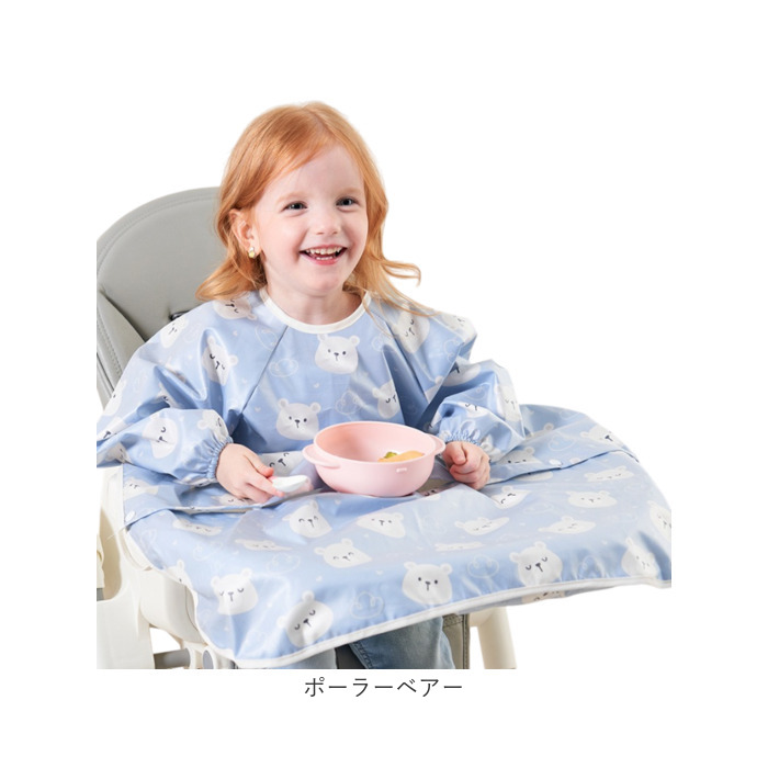 お食事エプロン テーブルクロス一体型 通販 スモック 子供用 スモッグエプロン スモッグ 長袖 スモックエプロン エプロン 子供 長袖エプロン お食事エプロン |  | 15