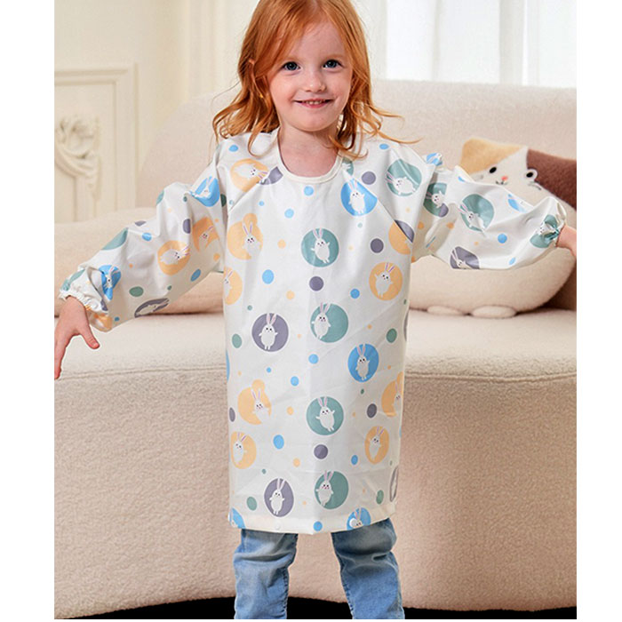 お食事エプロン テーブルクロス一体型 通販 スモック 子供用 スモッグエプロン スモッグ 長袖 スモックエプロン エプロン 子供 長袖エプロン お食事エプロン |  | 08