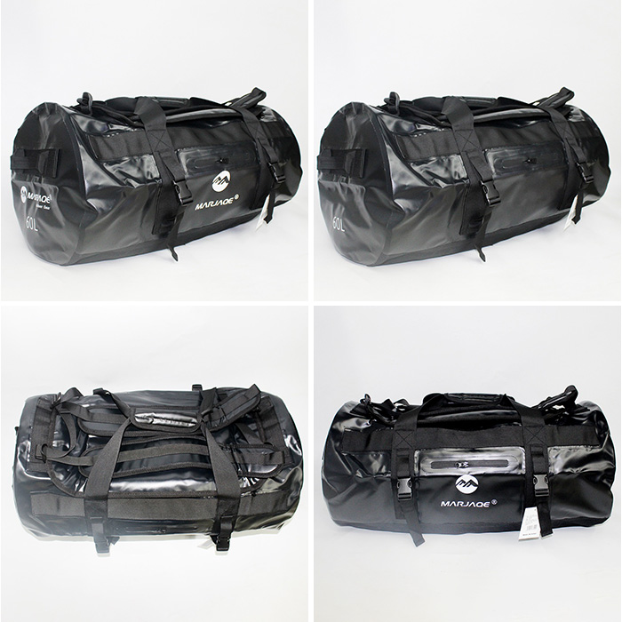 丸型 ボストンバッグ 通販 ドラムバッグ ロールボストン 60リットル 60l 3WAY 修学旅行 ショルダーバッグ スポーツバック 旅行バッグ バックパック 丸型 |  | 11