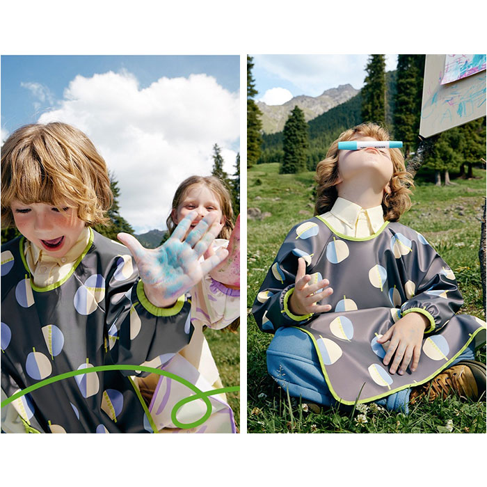 スモック 子供用 通販 スモッグエプロン スモッグ スモックエプロン エプロン 子供 長袖エプロン 幼稚園 幼児 保育園 園児 キッズ 子ども こども スモック |  | 02