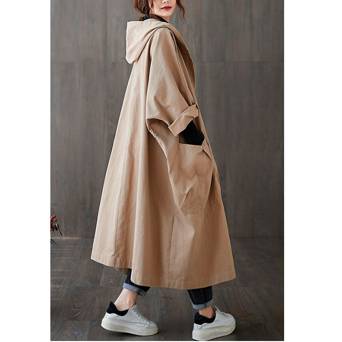 トレンチコート レディース 通販 コート 春 秋 スプリングコート ロングコート 長袖 ジャケット フード付き カジュアル おしゃれ アウター トレンチコート | BACKYARD FAMILY | 06