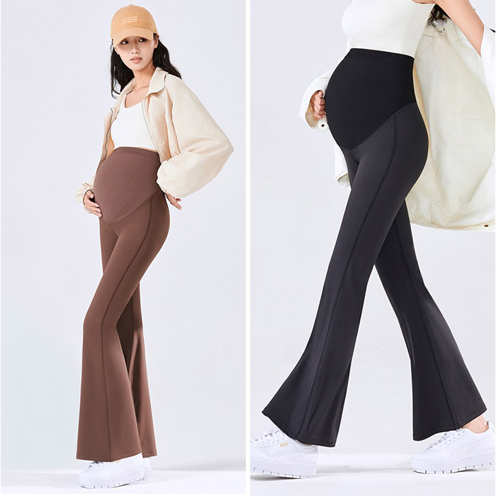 マタニティパンツ フレアパンツ 通販 マタニティ パンツ ボトムス ズボン ワイドパンツ フレアレギンス 夏 春夏 ストレッチ ボトム 部屋着 マタニティパンツ |  | 13