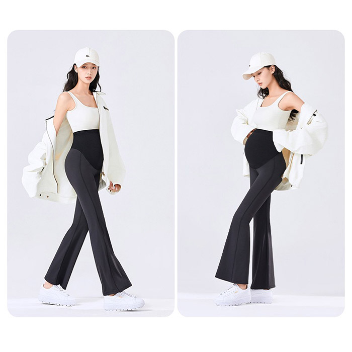 マタニティパンツ フレアパンツ 通販 マタニティ パンツ ボトムス ズボン ワイドパンツ フレアレギンス 夏 春夏 ストレッチ ボトム 部屋着 マタニティパンツ |  | 15