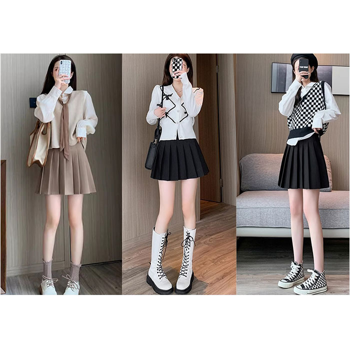 キュロットスカート 通販 スカート レディース プリーツスカート ミニスカート プリーツ キュロット ボトムス ハイウエスト aライン 無地 キュロットスカート |  | 14