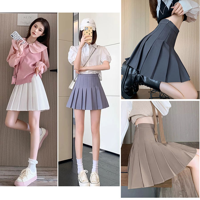 キュロットスカート 通販 スカート レディース プリーツスカート ミニスカート プリーツ キュロット ボトムス ハイウエスト aライン 無地 キュロットスカート |  | 15