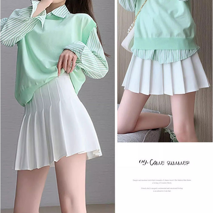 キュロットスカート 通販 スカート レディース プリーツスカート ミニスカート プリーツ キュロット ボトムス ハイウエスト aライン 無地 キュロットスカート |  | 04