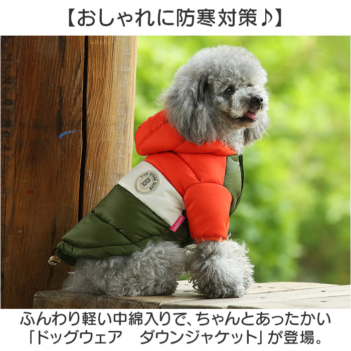 犬 ダウン ジャケット 通販 ドッグウェア ドッグウエア 服 ダウンジャケット コート アウター 犬服 冬 暖かい 小型犬 犬の服 冬服 中型犬 秋冬 防寒 犬 |  | 01
