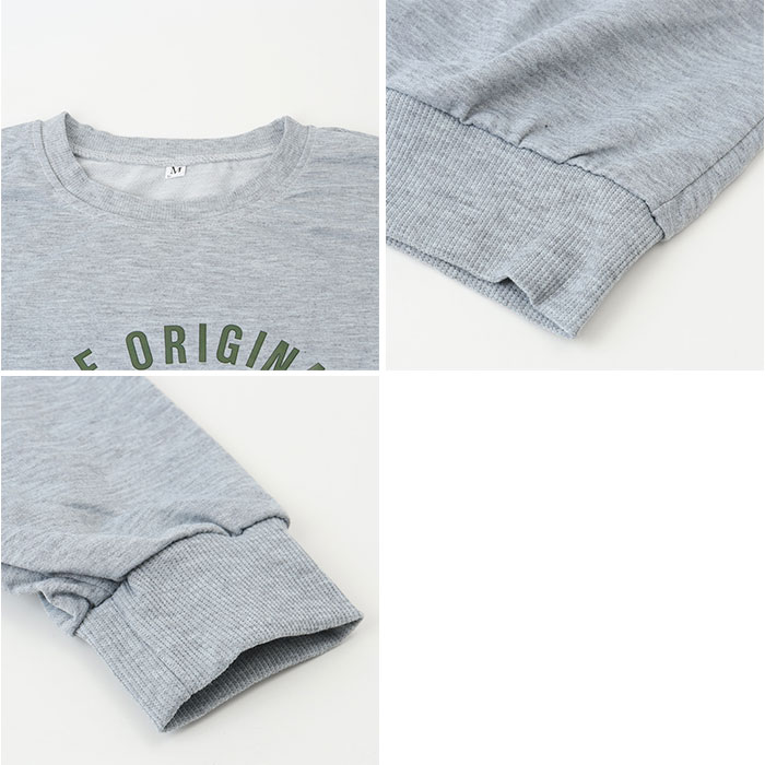 薄手 トレーナー レディース 通販 スウェット プルオーバー トップス ゆったり 春 春秋 秋 冬 長袖 部屋着 ルームウェア おしゃれ ロゴ オーバーサイズ |  | 10