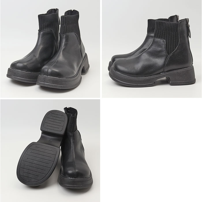 サイドゴアブーツ レディース 通販 ショートブーツ ソックスブーツ ローヒール 歩きやすい きれいめ 靴 ブーツ サイドゴア 履きやすい 軽い 軽量 |  | 07