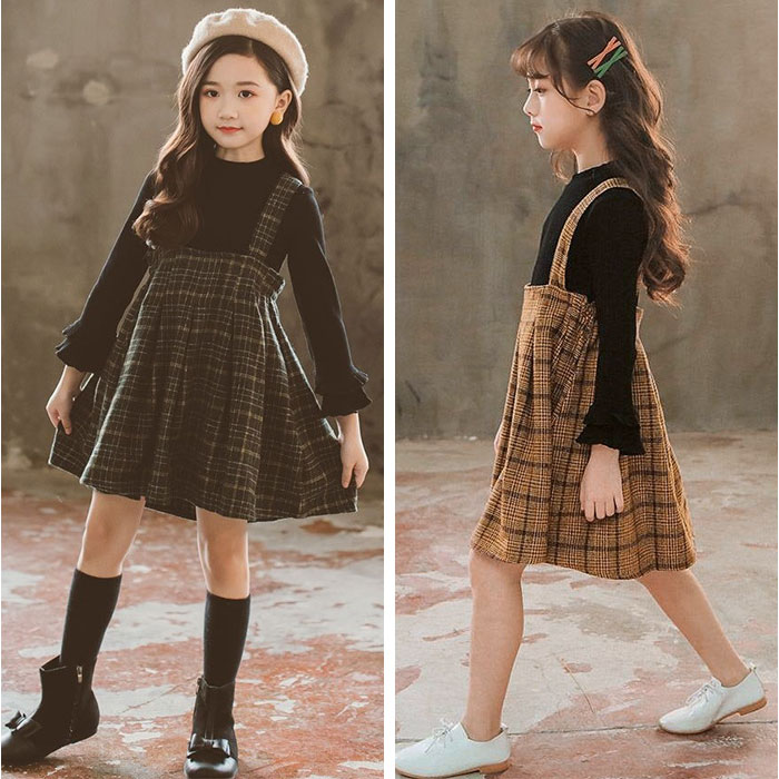 ワンピース キッズ 女の子 長袖 通販 サロペット ジャンスカ セットアップ トップス スカート セット ジャンパースカート フォーマル ドレス 子供 子供服 |  | 04