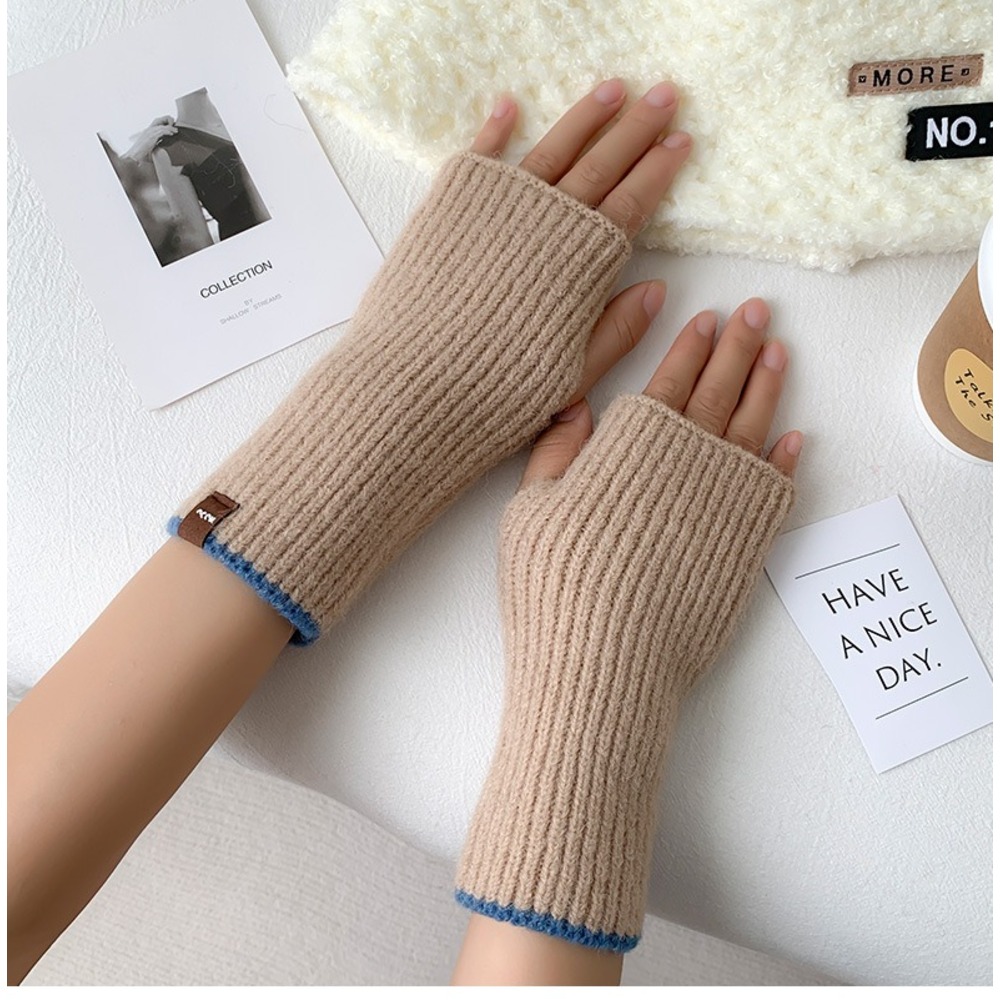 ハンドウォーマー レディース 通販 手袋 ハンド ウォーマー アームウォーマー 指なし手袋 暖かい かわいい おしゃれ 可愛い オシャレ 秋冬 冬小物 |  | 05