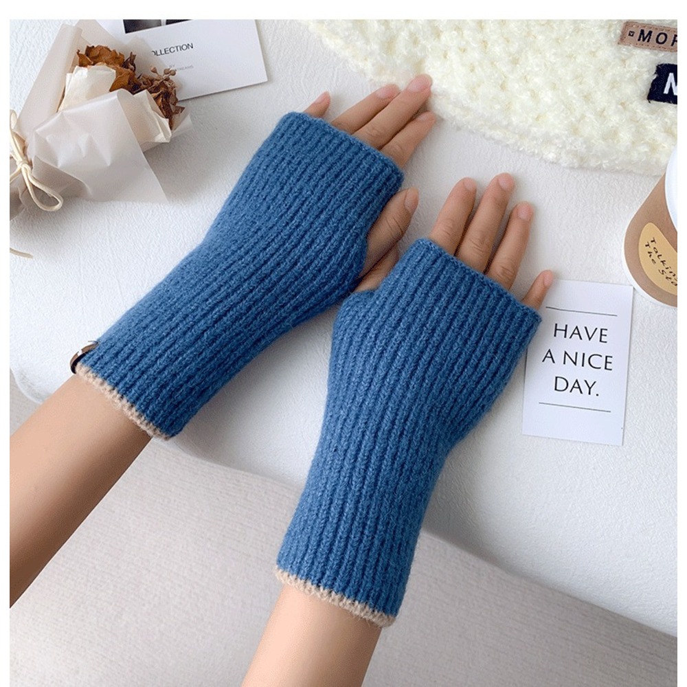 ハンドウォーマー レディース 通販 手袋 ハンド ウォーマー アームウォーマー 指なし手袋 暖かい かわいい おしゃれ 可愛い オシャレ 秋冬 冬小物 |  | 04