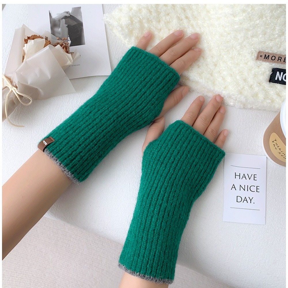 ハンドウォーマー レディース 通販 手袋 ハンド ウォーマー アームウォーマー 指なし手袋 暖かい かわいい おしゃれ 可愛い オシャレ 秋冬 冬小物 |  | 07