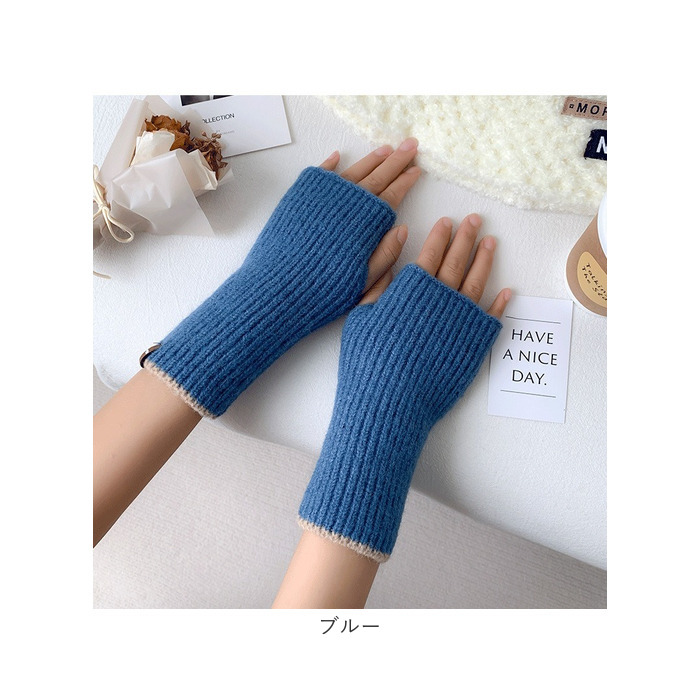 ハンドウォーマー レディース 通販 手袋 ハンド ウォーマー アームウォーマー 指なし手袋 暖かい かわいい おしゃれ 可愛い オシャレ 秋冬 冬小物 |  | 18