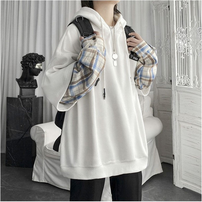 パーカー 長袖 通販 長袖パーカー フード付きパーカー フードパーカー オーバーサイズパーカー レディース メンズ プルオーバー ドロップショルダー |  | 05