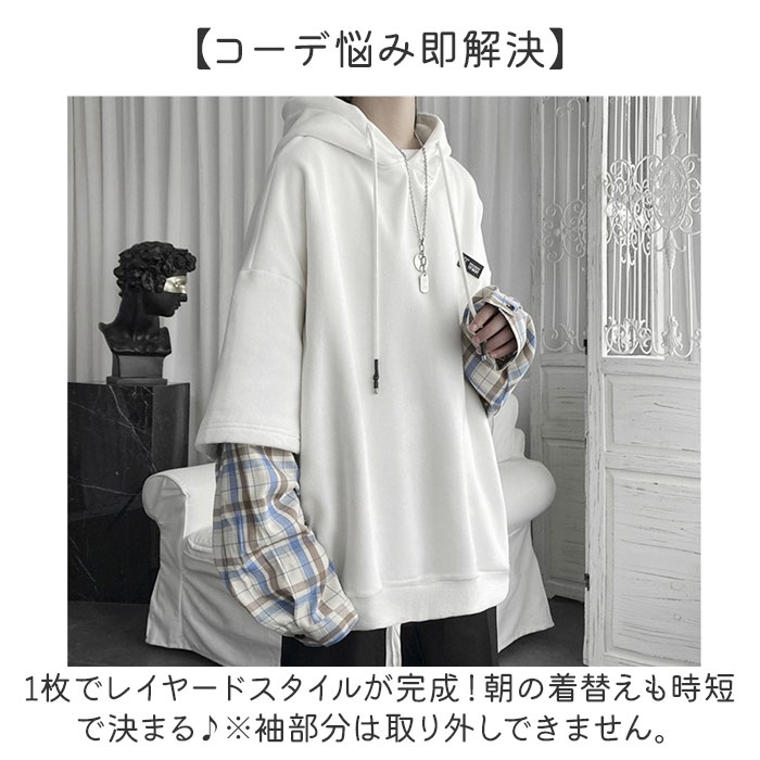 パーカー 長袖 通販 長袖パーカー フード付きパーカー フードパーカー オーバーサイズパーカー レディース メンズ プルオーバー ドロップショルダー |  | 06