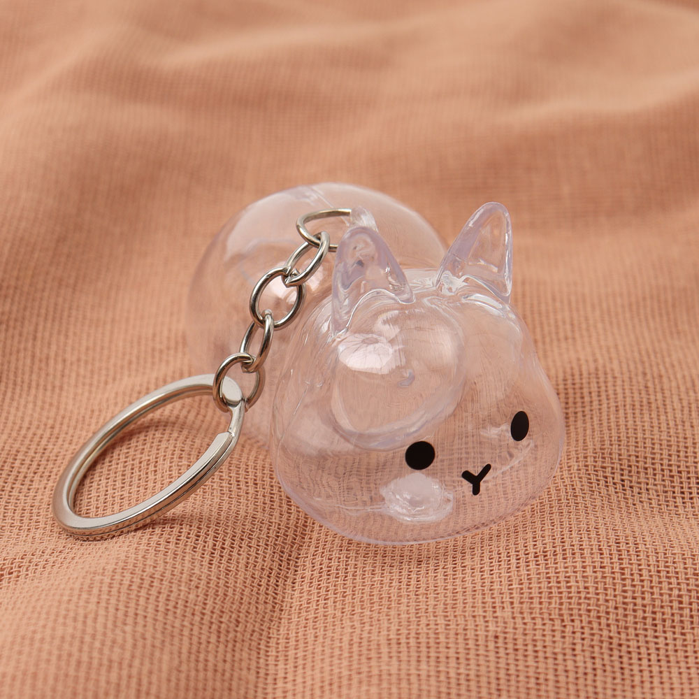 うさぎの毛 キーホルダー 通販 ペット 遺毛 チャーム ケース 透明 遺毛入れ 犬の毛収納ボトル メモリアルグッズ うさぎ ウサギ 毛 犬 猫 うさぎの毛 |  | 04