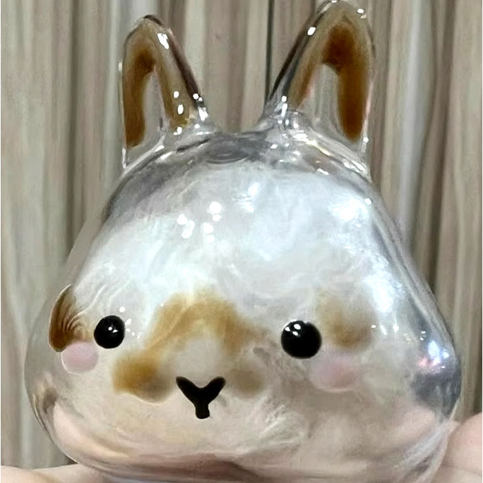 うさぎの毛 キーホルダー 通販 ペット 遺毛 チャーム ケース 透明 遺毛入れ 犬の毛収納ボトル メモリアルグッズ うさぎ ウサギ 毛 犬 猫 うさぎの毛 |  | 10