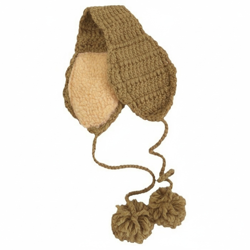 イヤーマフ 耳当て ニット ボンボン付き 通販 耳あて イヤーウォーマー イヤーマフラー 耳カバー ファー 耳 暖かい あたたかい あったか 防寒 幅広 |  | 05