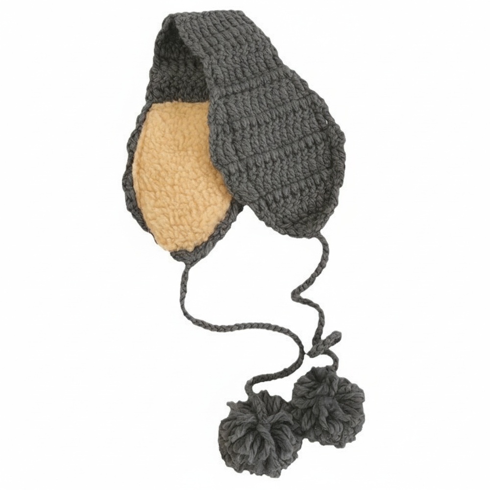 イヤーマフ 耳当て ニット ボンボン付き 通販 耳あて イヤーウォーマー イヤーマフラー 耳カバー ファー 耳 暖かい あたたかい あったか 防寒 幅広 |  | 03