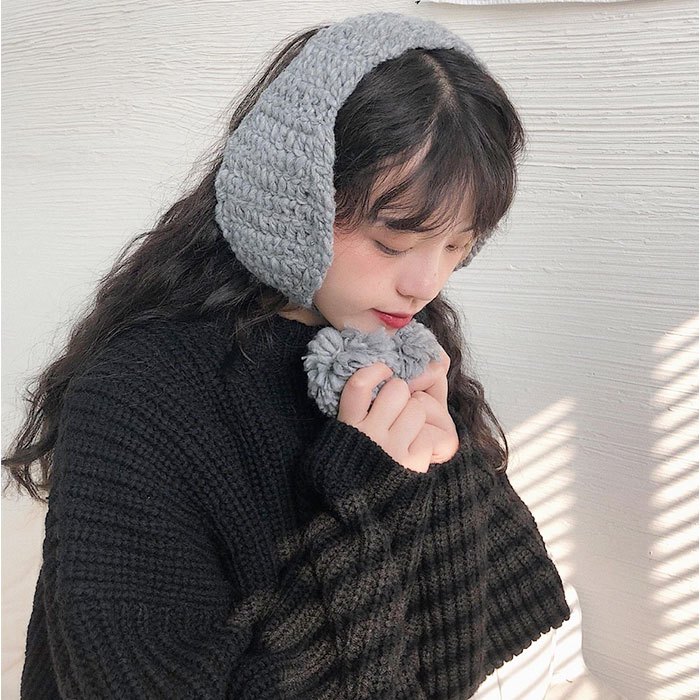 イヤーマフ 耳当て ニット ボンボン付き 通販 耳あて イヤーウォーマー イヤーマフラー 耳カバー ファー 耳 暖かい あたたかい あったか 防寒 幅広 |  | 13