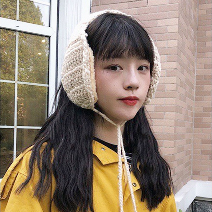 イヤーマフ 耳当て ニット ボンボン付き 通販 耳あて イヤーウォーマー イヤーマフラー 耳カバー ファー 耳 暖かい あたたかい あったか 防寒 幅広 |  | 15