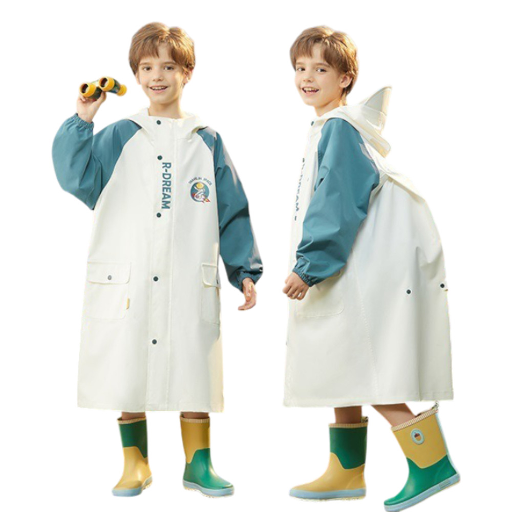 レインコート キッズ ランドセル対応 収納付き 通販 ポンチョ かっぱ レインウェア レインポンチョ 雨具 雨がっぱ 雨合羽 ランドセル レインコート | BACKYARD FAMILY | 04