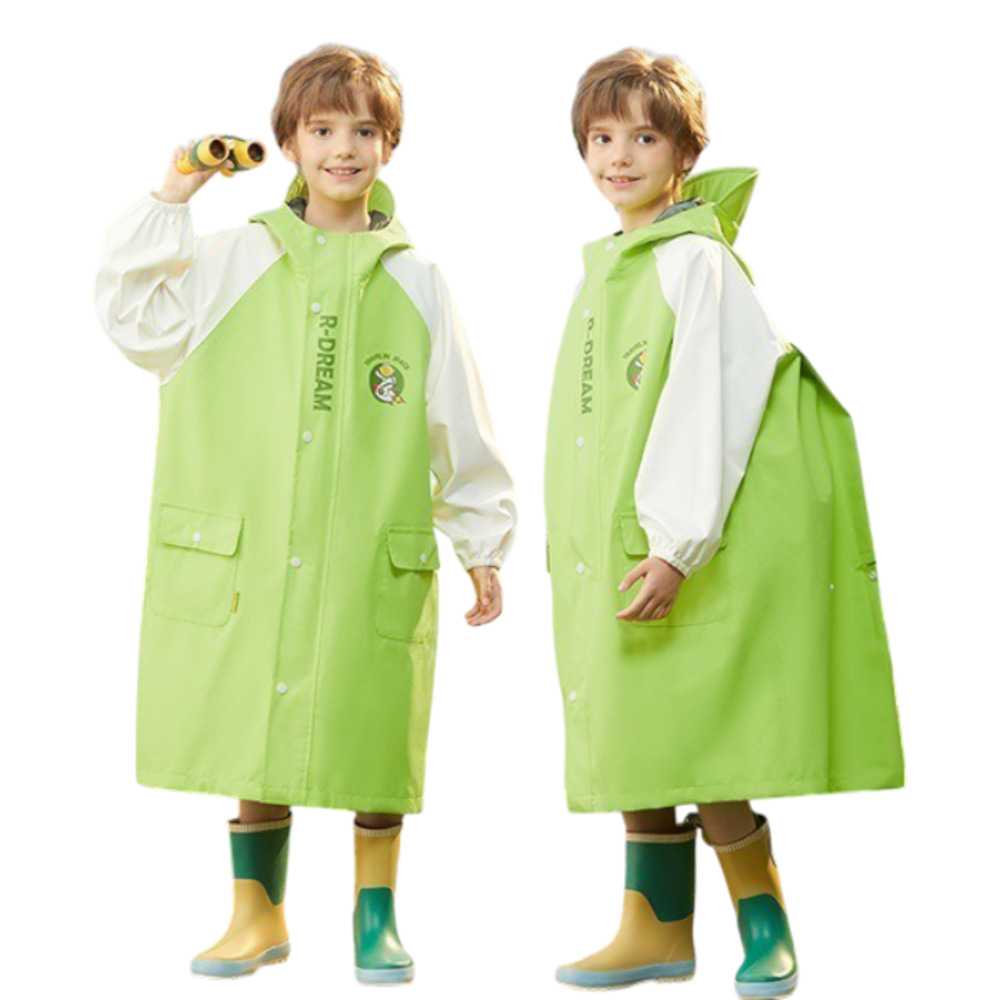 レインコート キッズ ランドセル対応 収納付き 通販 ポンチョ かっぱ レインウェア レインポンチョ 雨具 雨がっぱ 雨合羽 ランドセル レインコート | BACKYARD FAMILY | 03