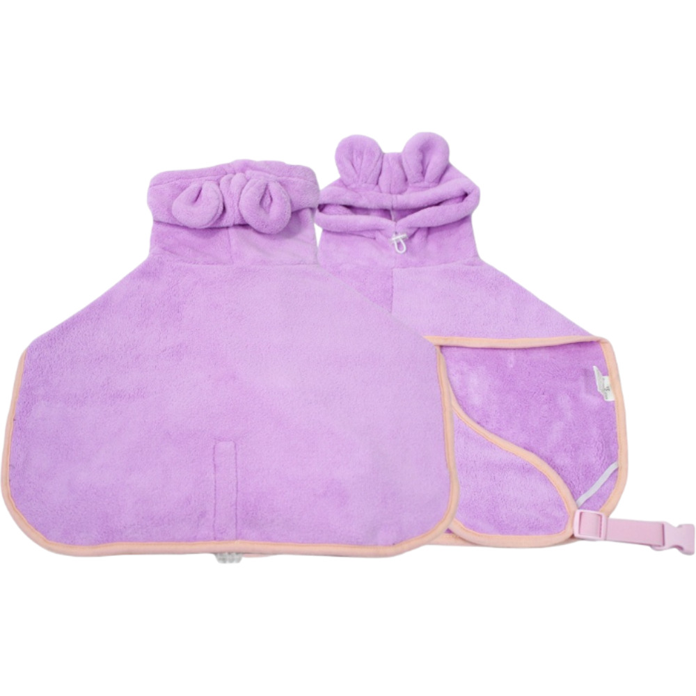 バスタオル バスローブ 犬用 猫用 ペット 通販 ペットバスローブ ペットバスタオル タオル パーカー 部屋着 フード付き 吸収性 速乾 防寒対策 バスタオル |  | 01