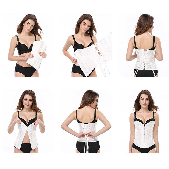 ウェディングドレス 下着 通販 ウエディングドレス インナー ガードル ブライダルインナー ビスチェ ウエストニッパー コルセット ウェディングドレス |  | 12