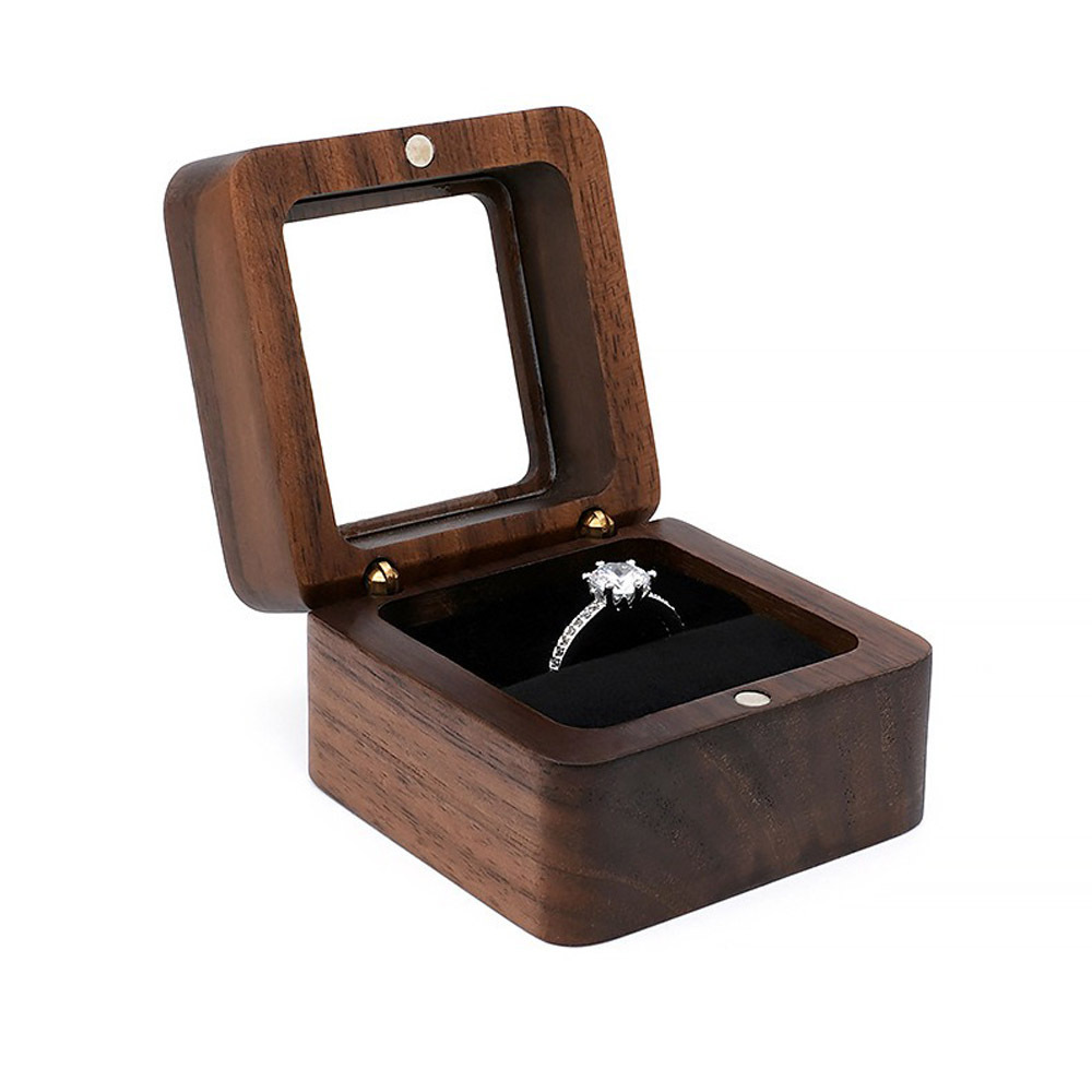 指輪ケース リングボックス 通販 リングケース 指輪ボックス ジュエリーケース 木製 ウッド 結婚指輪 婚約指輪 おしゃれ プロポーズ ブライダル 指輪ケース |  | 01