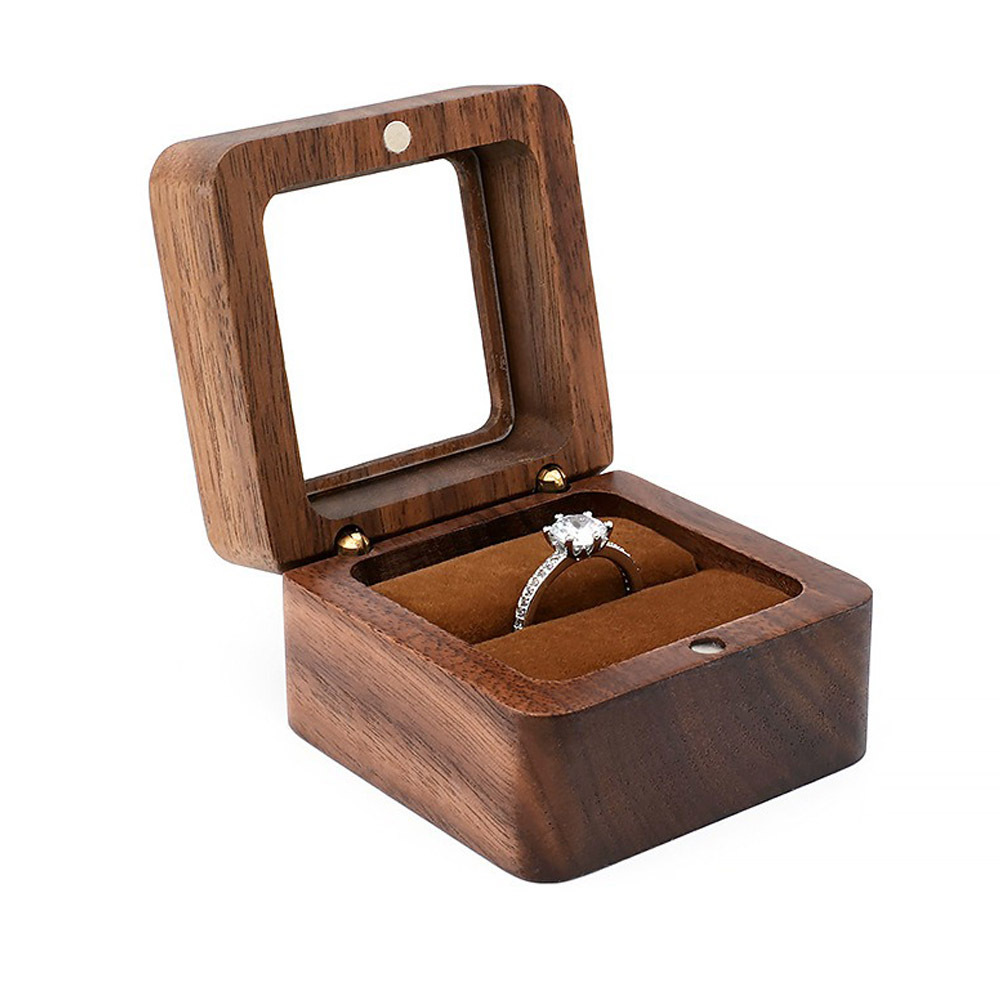 指輪ケース リングボックス 通販 リングケース 指輪ボックス ジュエリーケース 木製 ウッド 結婚指輪 婚約指輪 おしゃれ プロポーズ ブライダル 指輪ケース |  | 03