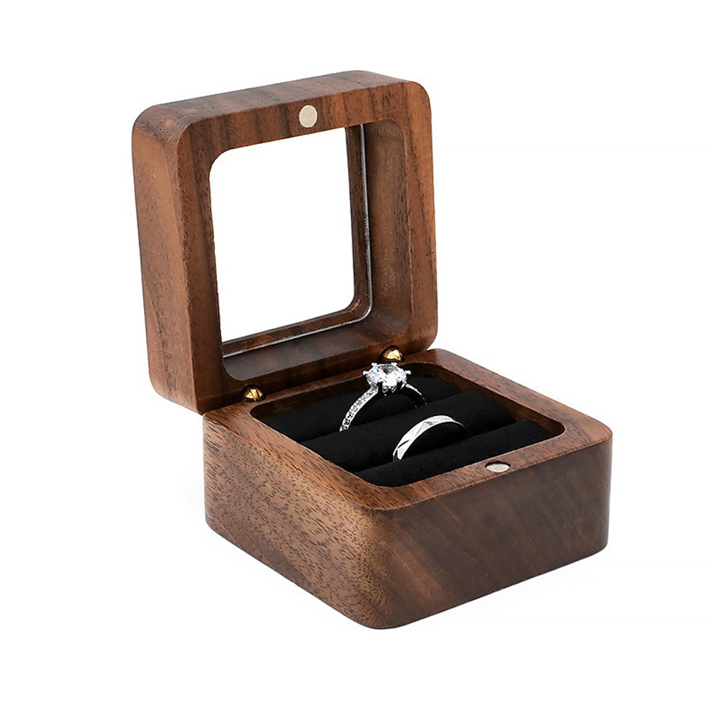 指輪ケース リングボックス 通販 リングケース 指輪ボックス ジュエリーケース 木製 ウッド 結婚指輪 婚約指輪 おしゃれ プロポーズ ブライダル 指輪ケース |  | 06