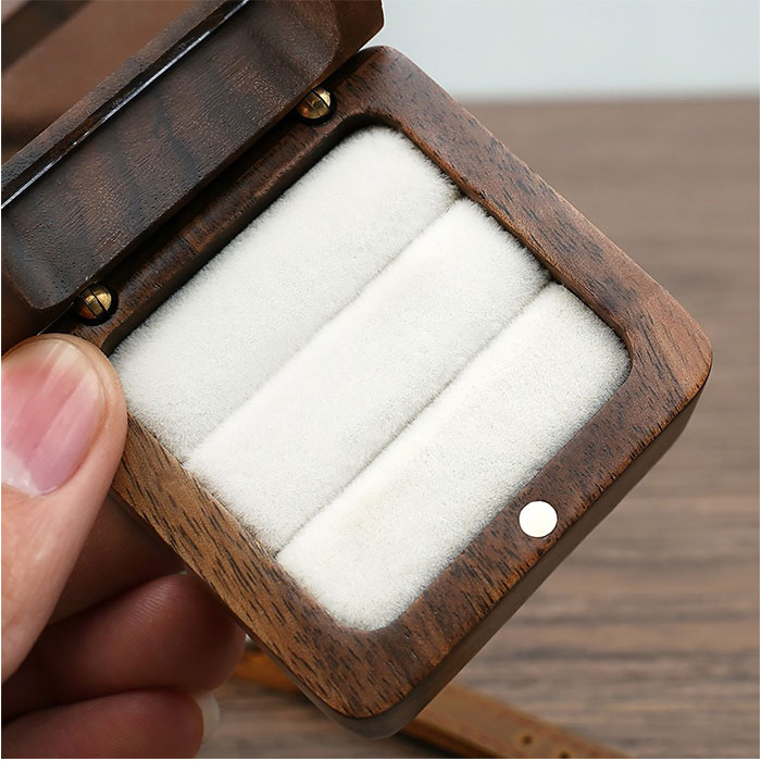 指輪ケース リングボックス 通販 リングケース 指輪ボックス ジュエリーケース 木製 ウッド 結婚指輪 婚約指輪 おしゃれ プロポーズ ブライダル 指輪ケース |  | 15