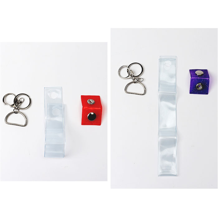 銀テープ キーホルダー 2個セット 通販 収納 推し活 推し ホルダー バッグチャーム ストラップ ネームタグ 推し色 保管 保存 ライブ live 銀テープ |  | 09