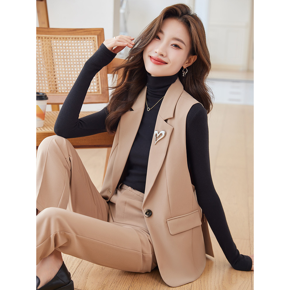 ベスト ジレ テーラード レディース 前開き 通販 ジレベスト レディースベスト レディースジレ フォーマル 重ね着 レイヤード ノースリーブ ベスト | BACKYARD FAMILY | 03