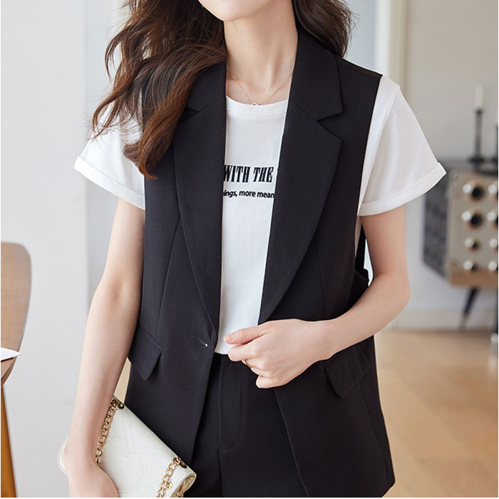 ベスト ジレ テーラード レディース 前開き 通販 ジレベスト レディースベスト レディースジレ フォーマル 重ね着 レイヤード ノースリーブ ベスト | BACKYARD FAMILY | 08