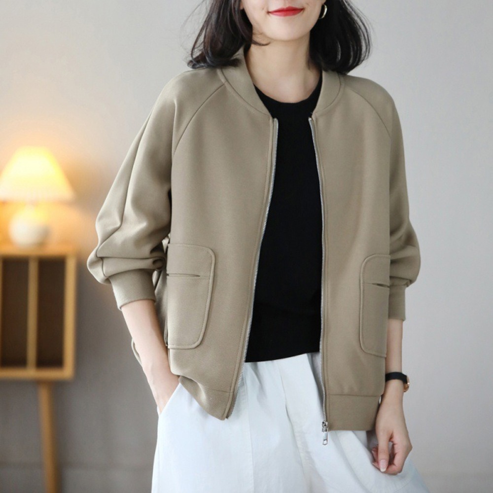 ジャケット レディース カーディガン 通販 ジャンパー ブルゾン ノーカラー 羽織り 羽織 上着 カーデガン カジュアルジャケット アウター 長袖 ジャケット |  | 01