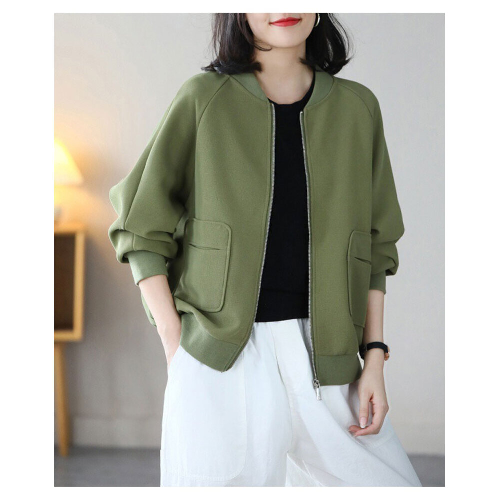 ジャケット レディース カーディガン 通販 ジャンパー ブルゾン ノーカラー 羽織り 羽織 上着 カーデガン カジュアルジャケット アウター 長袖 ジャケット |  | 02