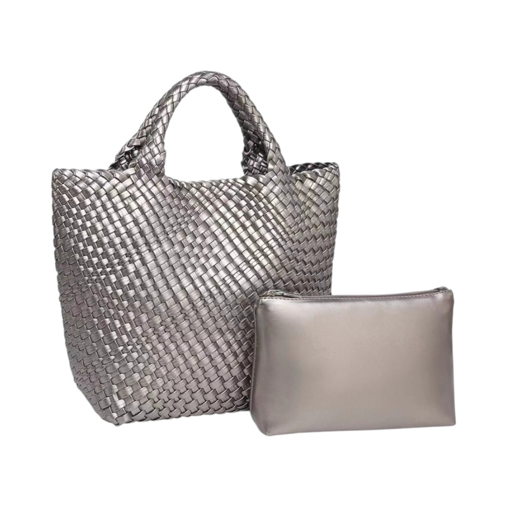 トートバッグ 編み込み 大容量 通販 レディース バッグ 大きめ おしゃれ ハンドバッグ 手提げ 通勤バッグ トート ポーチ付き メンズ トートバッグ | BACKYARD FAMILY | 07