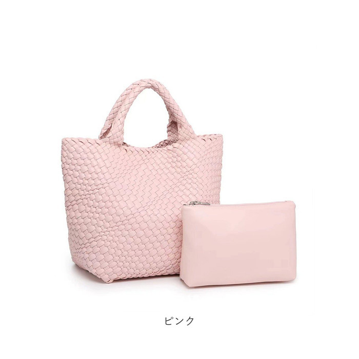 トートバッグ 編み込み 大容量 通販 レディース バッグ 大きめ おしゃれ ハンドバッグ 手提げ 通勤バッグ トート ポーチ付き メンズ トートバッグ | BACKYARD FAMILY | 24